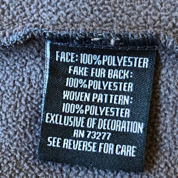 FILA Sport Athletic Jacket Grey Microfleece - Picture 10 of 10